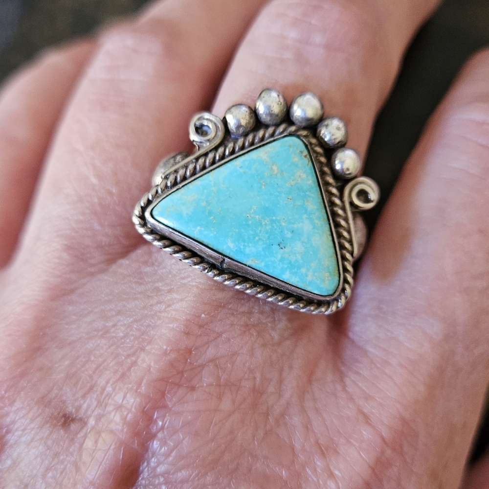 Vintage Navajo Turquoise Ring